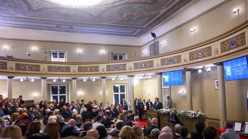 Plenković na obilježavanju Dana grada Zagreba: Iznaći ćemo sredstva za projekt vodoopskrbe i odvodnje
